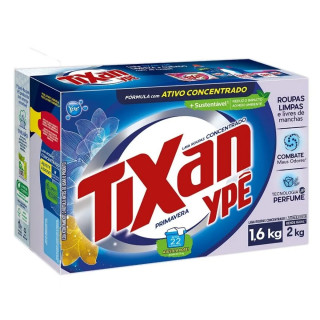 LAVA ROUPAS TIXAN 1,6KG PRIMAVERA