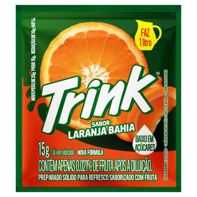 REFRESCO TRINK  15G LARANJA BAHIA