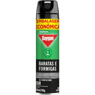 INSETICIDA BAYGON 360ML MATA BARATAS FORMIGAS