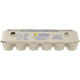 OVOS GALINHA CAMVA BRANCO C/12UN MEDIO