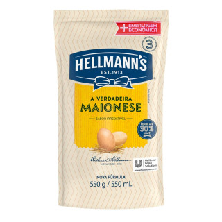 MAIONESE HELLMANNS SACHET 550G