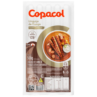 COPACOL - LINGUICA FRANGO DEFUMADA 500G