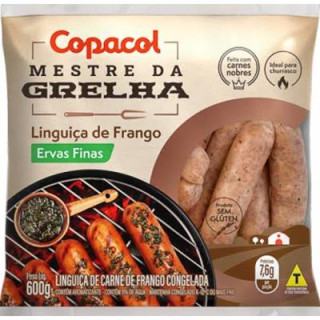 COPACOL - LINGUICA FRANGO 600G ERVAS FINAS