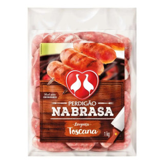 PERDIGAO - LINGUICA TOSCANA NA BRASA1KG PCT