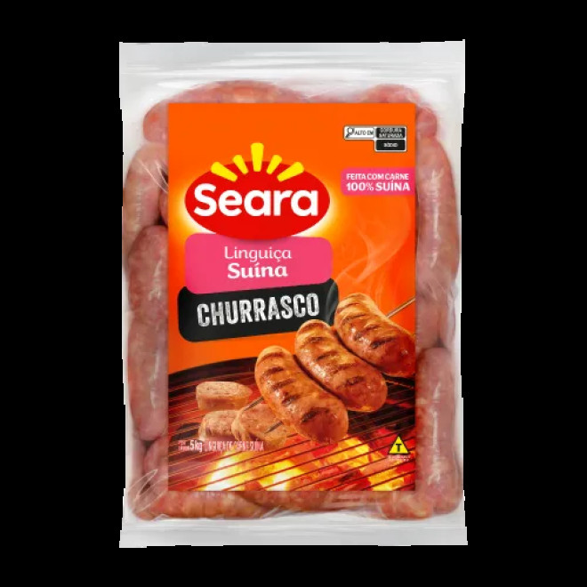 SEARA - LINGUICA CARNE SUINA PCTE 5KG