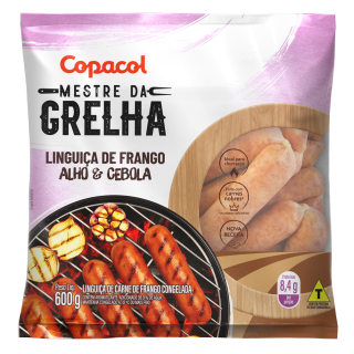 COPACOL - LINGUICA FRANGO 600G ALHO CEBOLA