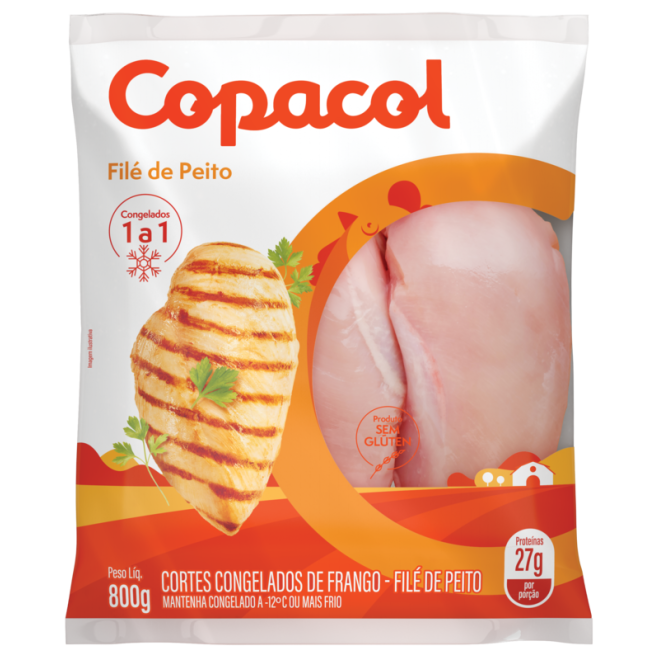 COPACOL - FILE PEITO METADES 800G IQF