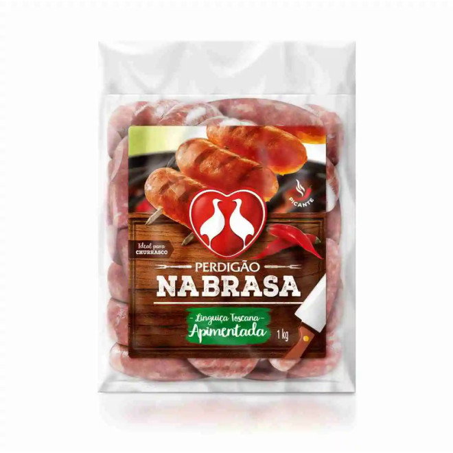 PERDIGAO - LINGUICA TOSCANA APIMENTADA 1KG PCT