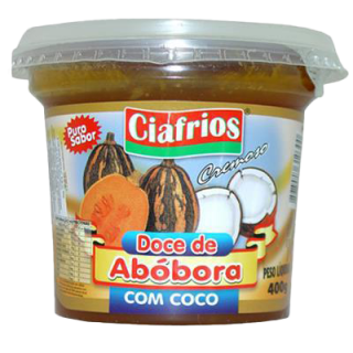 DOCE CIAFRIOS 400G ABOBORA C/COCO