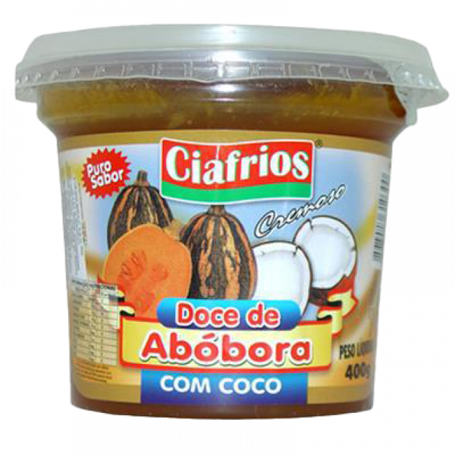 DOCE CIAFRIOS 400G ABOBORA C/COCO