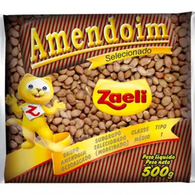 ZAELI AMENDOIM 500G