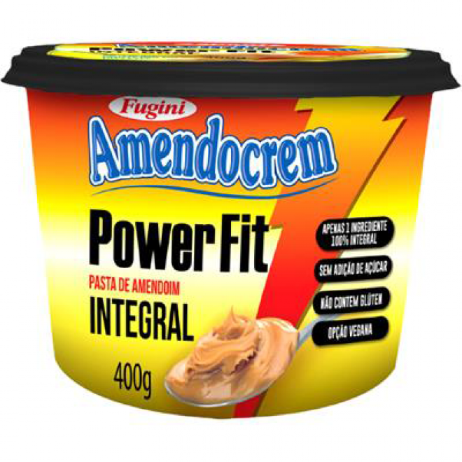 AMENDOCREM PASTA AMENDOIM 400G POWER FIT
