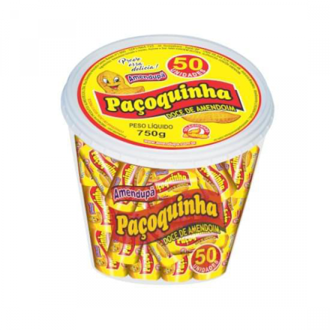 AMENDUPA PACOCA ROLHA 750G EMBRULHADA