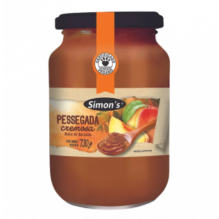 DOCE CREMOSO SIMONS 730G PESSEGADA
