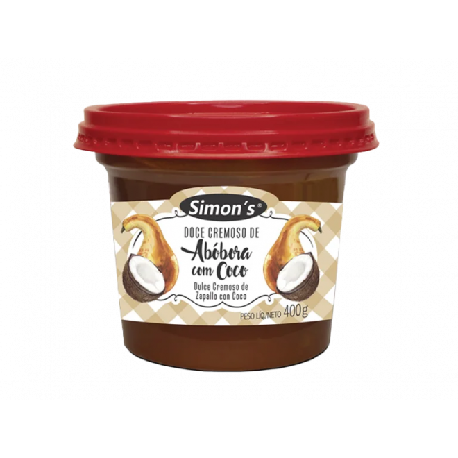 DOCE SIMONS 400G ABOBORA C/COCO