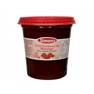 DOCE SIMONS 1,01KG MORANGO