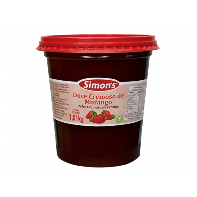 DOCE SIMONS 1,01KG MORANGO