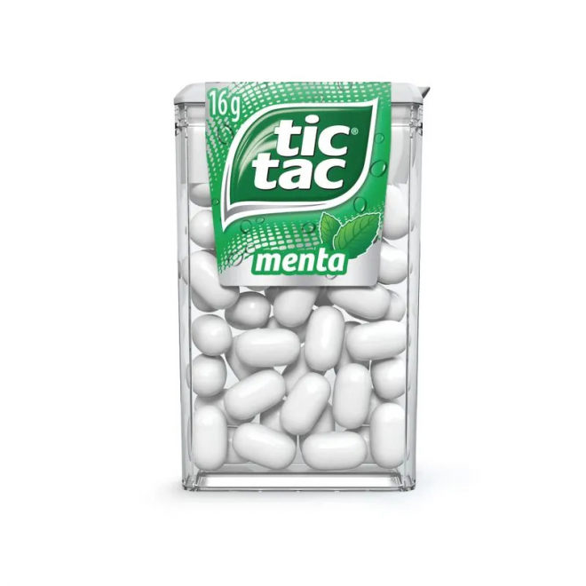 PASTILHA TIC TAC 16G MENTA