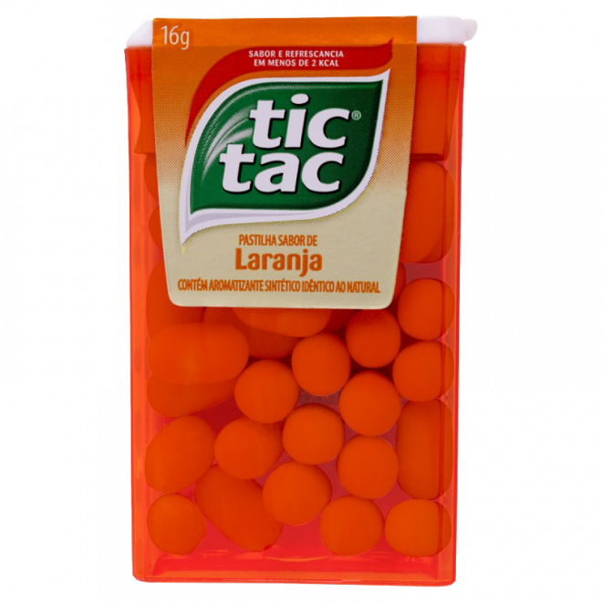 PASTILHA TIC TAC 16G LARANJA
