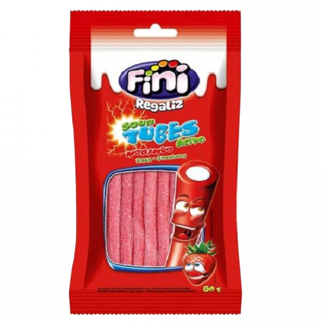 FINI TUBES 80G MORANGO ACIDO