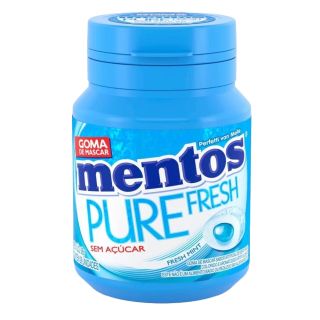 MENTOS PURE FRESH GARRAFA 56G MINT