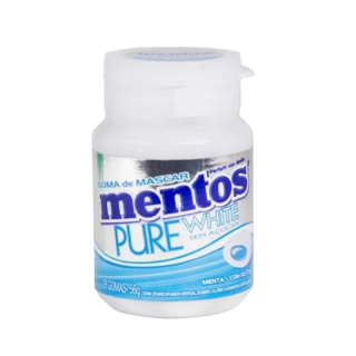 MENTOS PURE FRESH GARRAFA 56G WHITE MENTA