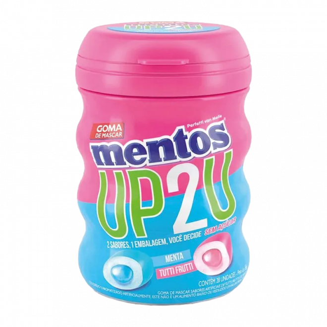 MENTOS PURE FRESH GARRAFA 56G UP2U