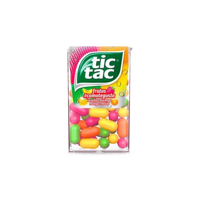 PASTILHA TIC TAC 16G FRUTAS