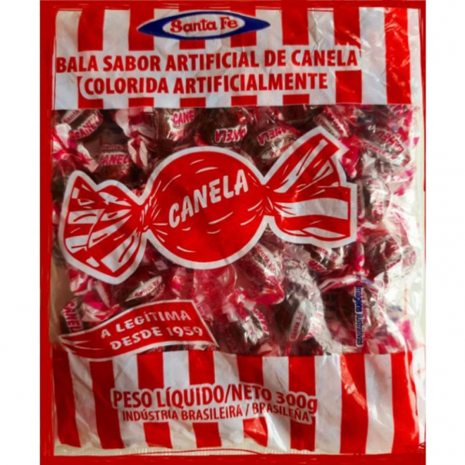 BALA SANTA FE 300G CANELA