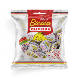BALA BANANA OLIVEIRA 50G