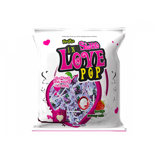 PIRULITO SIMONETTO SIMO LOVE POP 360G MORANGO