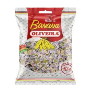 BALA BANANA OLIVEIRA 500G