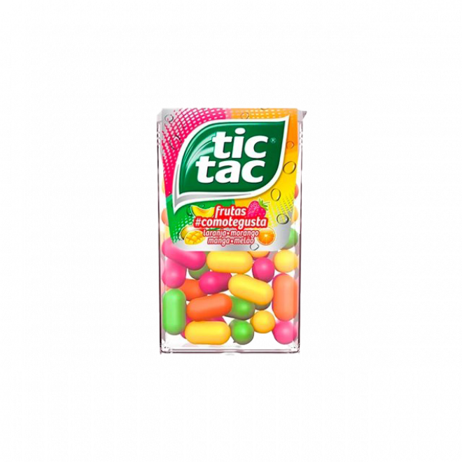 PASTILHA TIC TAC 14,5G FRUTAS