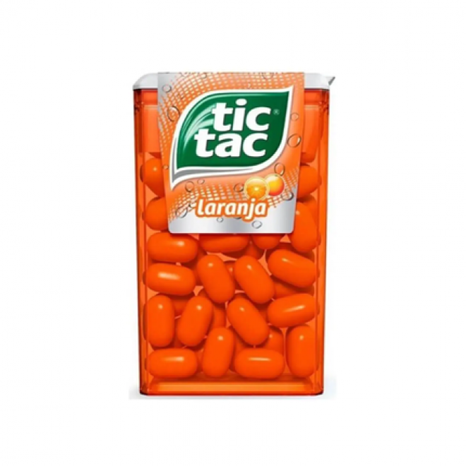 PASTILHA TIC TAC 14,5G LARANJA