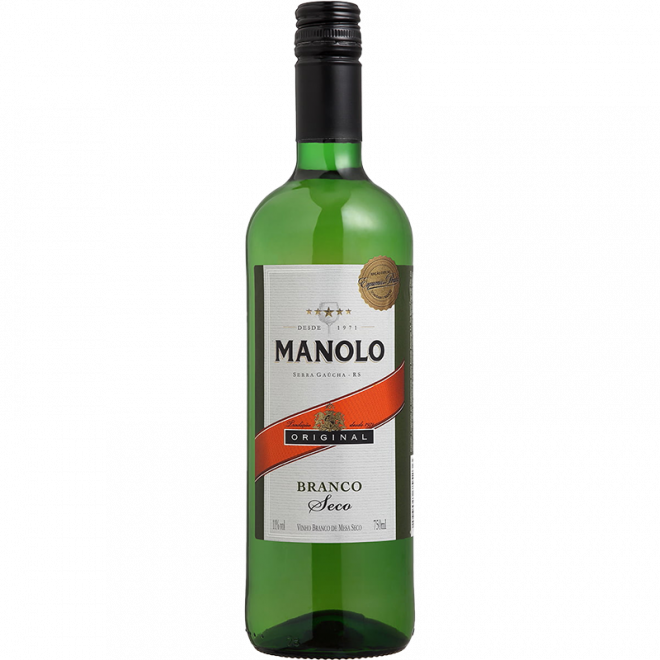 VINHO MANOLO 750ML BRANCO SECO