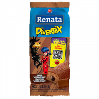 BOLINHO RENATA 40G CHOC CHOC
