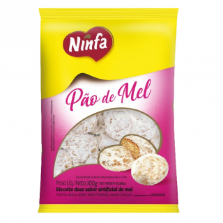 BISC NINFA 300G PAO DE MEL