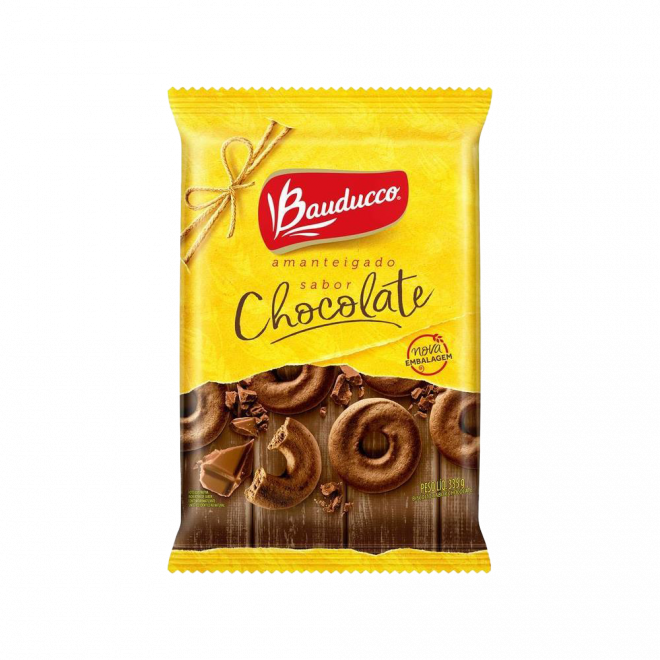 BISC BAUDUCCO AMANTEIGADO 335G CHOCOLATE
