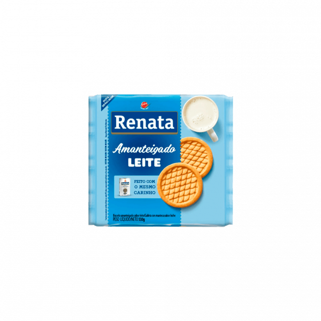 BISC RENATA AMANTEIGADO 330G LEITE