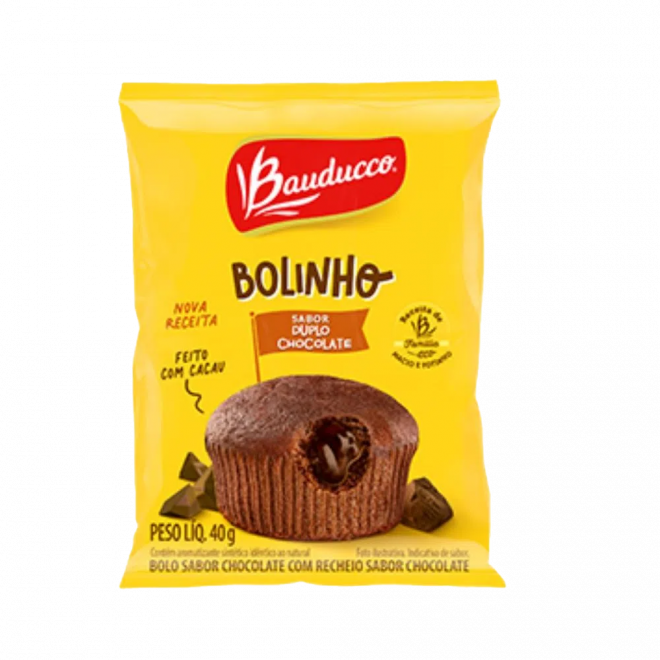 BOLINHO BAUDUCCO 40G DUPLO CHOCOLATE
