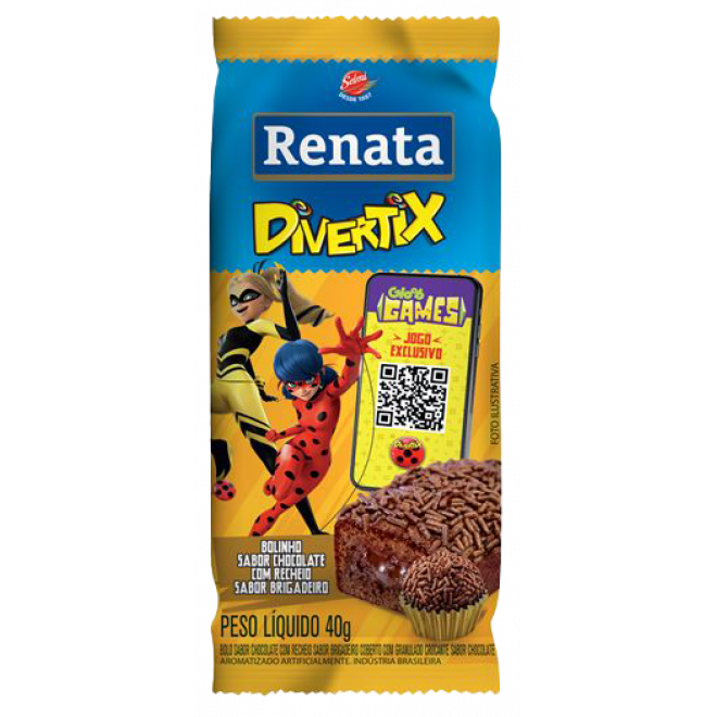 BOLINHO RENATA 40G BRIGADEIRO