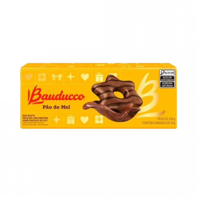 BISC BAUDUCCO PAO DE MEL 240G