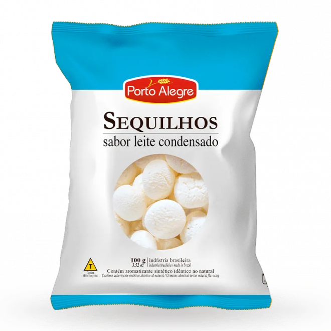 SEQUILHOS PORTO ALEGRE 100G LEITE CONDENSADO