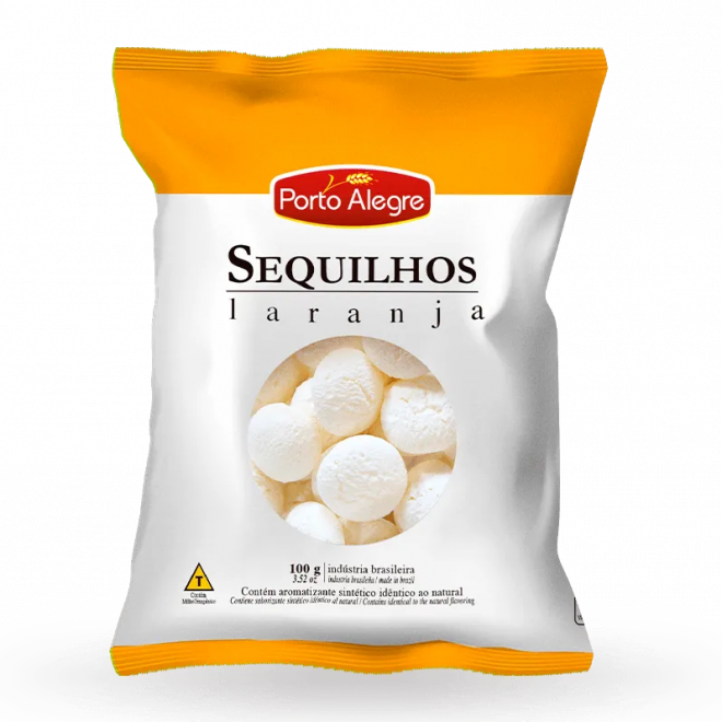 SEQUILHOS PORTO ALEGRE 100G LARANJA