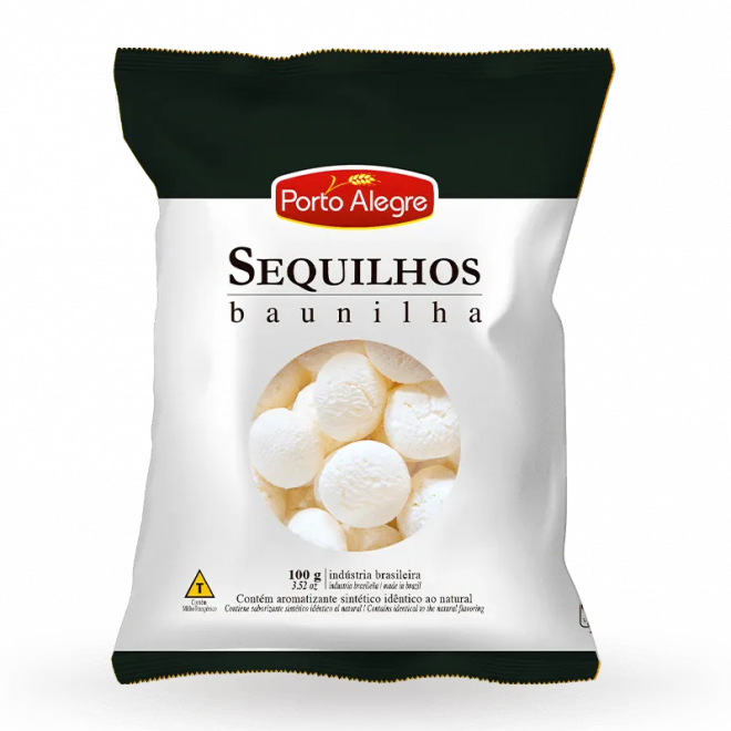 SEQUILHOS PORTO ALEGRE 100G BAUNILHA