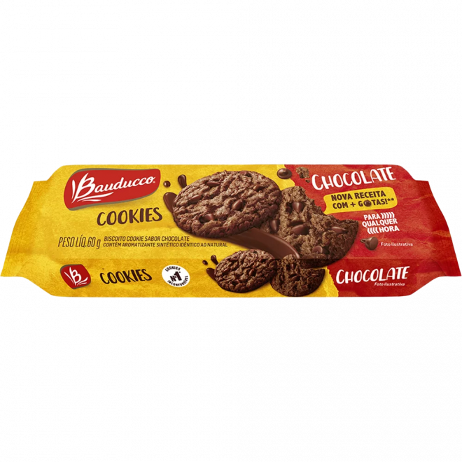 BISC BAUDUCCO COOKIES 60G CHOCOLATE