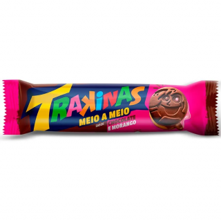 BISC TRAKINAS 126G CHOC/MORANGO