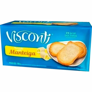 TORRADA VISCONTI 120G MANTEIGA