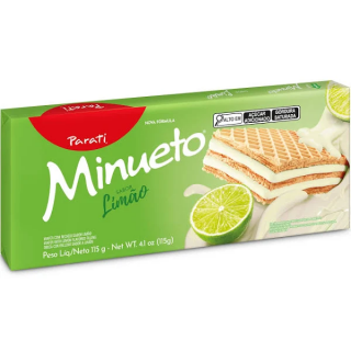 WAFER MINUETO 115G LIMAO