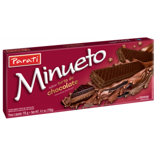 WAFER MINUETO 115G TORTA CHOCOLATE
